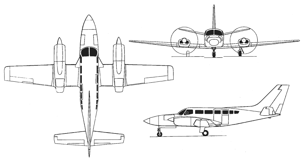 jet privato Cessna 404